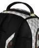 Sprayground Cream And Brown Tear Check Backpack Brown ONE