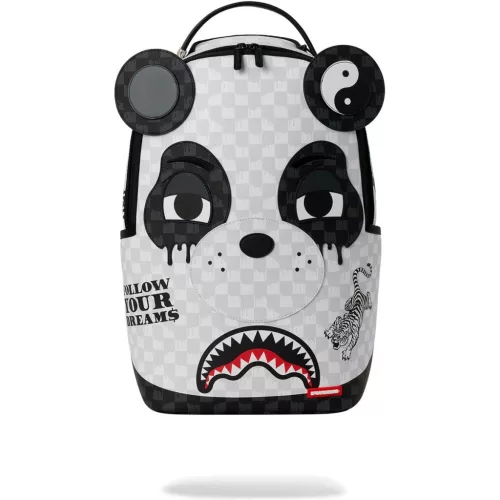 Sprayground Panda Face Backpack White One