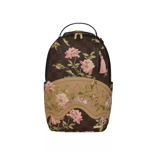 Sprayground Ai Henny Floral Backpack Brown ONE