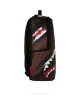 Sprayground Smeared Grunge Backpack Brown