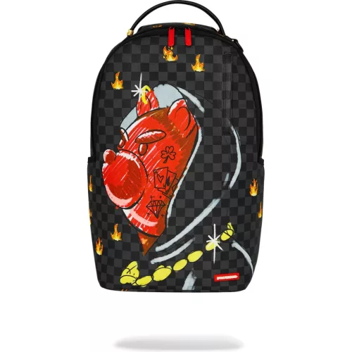 Sprayground Diablo Sketchy Hoodie Backpack Black One