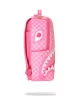 Sprayground Pink New Check Faces Backpack Pink