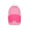 Sprayground Pink Sharks In Paris Patch Backpack Pink