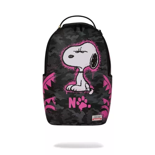 Sprayground Snoopy Pink Stencil Backpack Black/Pink ONE
