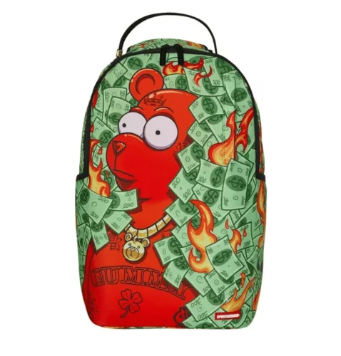 Sprayground Diablo Money Bush Backpack Red/Green