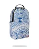 Sprayground Blue Ink Doodle Backpack Blue One