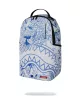 Sprayground Blue Ink Doodle Backpack Blue One