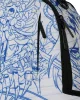 Sprayground Blue Ink Doodle Backpack Blue One