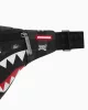 Sprayground Gray Peeking Character Check Savvy Crossbody Black ONE