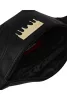 Sprayground Gold Brick Luxe Savvy Crossbody Black ONE