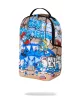Sprayground Smurfs Art Party Backpack Blue One