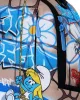 Sprayground Smurfs Art Party Backpack Blue One