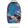Sprayground Monopoly Blue Tear Through Backpack Blue One