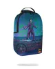 Sprayground Dc Joker Tagged Up Batmobile Backpack Blue One