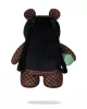 Sprayground Sharks In Paris Wtf Bubble Brown Check Moneybear Backpack Brown One