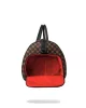 Sprayground Sharks In Paris Wtf Bubble Brown Check Duffle Brown