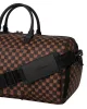 Sprayground Sharks In Paris Wtf Bubble Brown Check Duffle Brown