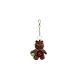 Sprayground Sip Wtf Bubbly Brown Check Bear Keychain Brown One