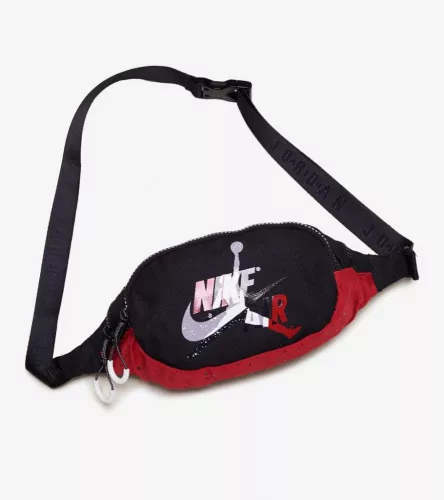 JORDAN JUMPMAN CLASSICS CROSSBODY BAG BLACK/GYM RED