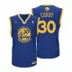 Adidas NBA Golden State Warriors Stephen Curry Replica Jersey Road BLUE