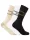 STANCE BASIC 3 PACK CREW OAT/WHITE/BLACK