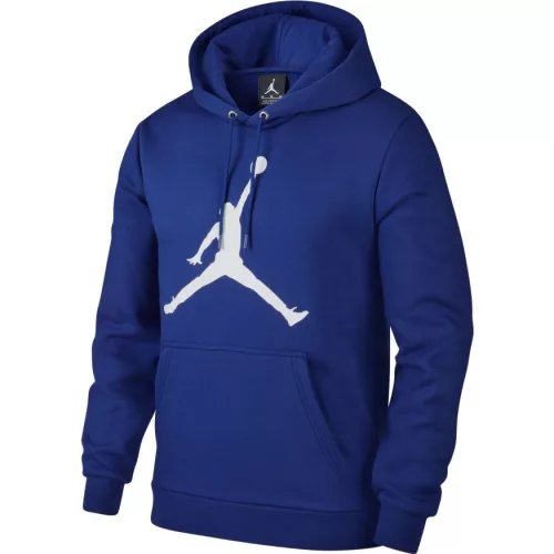 Jordan FLIGHT FLEECE JUMPMAN AIR PO  DEEP ROYAL BLUE/WHITE
