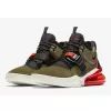 Nike AIR FORCE 270 MEDIUM OLIVE/BLACK-CHALLENGE RED-SAIL