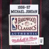 MITCHELL & NESS NBA CHICAGO BULLS 1996 MICHAEL JORDAN #23 AUTHENTIC JERSEY BLACK PINSTRIPE 96