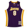 MITCHELL & NESS LOS ANGELES LAKERS KOBE BRYANT 99-00' #8 AUTHENTIC JERSEY PURPLE