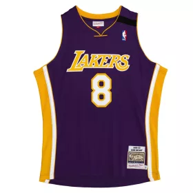   MITCHELL & NESS LOS ANGELES LAKERS KOBE BRYANT 99-00' #8 AUTHENTIC JERSEY PURPLE