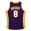 MITCHELL & NESS LOS ANGELES LAKERS KOBE BRYANT 99-00' #8 AUTHENTIC JERSEY PURPLE