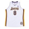 MITCHELL & NESS LOS ANGELES LAKERS KOBE BRYANT 03-04'#8 AUTHENTIC JERSEY WHITE