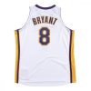 MITCHELL & NESS LOS ANGELES LAKERS KOBE BRYANT 03-04'#8 AUTHENTIC JERSEY WHITE