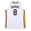 MITCHELL & NESS LOS ANGELES LAKERS KOBE BRYANT 03-04'#8 AUTHENTIC JERSEY WHITE