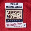 MITCHELL & NESS NBA CHICAGO BULLS MICHAEL JORDAN 1985-86'#23 AUTHENTIC JERSEY SCARLET