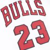 MITCHELL & NESS NBA CHICAGO BULLS HOME MICHAEL JORDAN 95-96'#23 AUTHENTIC JERSEY WHITE