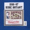 MITCHELL & NESS LOS ANGELES LAKERS KOBE BRYANT 96-97' #8 AUTHENTIC JERSEY ROYAL