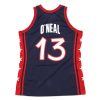 MITCHELL & NESS TEAM USA SHAQUILLE O'NEAL AUTHENTIC JERSEY NAVY