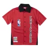 MITCHELL & NESS NBA CHICAGO BULLS MICHAEL JORDAN 1984-85' AUTHENTIC SHOOTING SHIRT UNIVERSITY RED