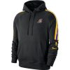 NBA X NIKE LOS ANGELES LAKERS HOODIE BLACK/BLACK/AMARILLO
