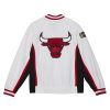 MITCHELL & NESS CHICAGO BULLS Mens Authentic Warm Up Jacket White