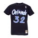 MITCHELL & NESS NBA NAME & NUMBER ORLANDO MAGIC SHAQUILLE O'NEAL TEE BLACK