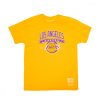 MITCHELL & NESS LOS ANGELES LAKERS LOS ANGELES TEE YELLOW