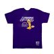 MITCHELL & NESS LOS ANGELES LAKERS 87' NBA CHAMPS TEE PURPLE