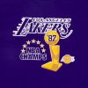 MITCHELL & NESS LOS ANGELES LAKERS 87' NBA CHAMPS TEE PURPLE