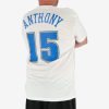 MITCHELL & NESS DENVER NUGGETS CARMELO ANTHONY NAME & NUMBER TEE WHITE
