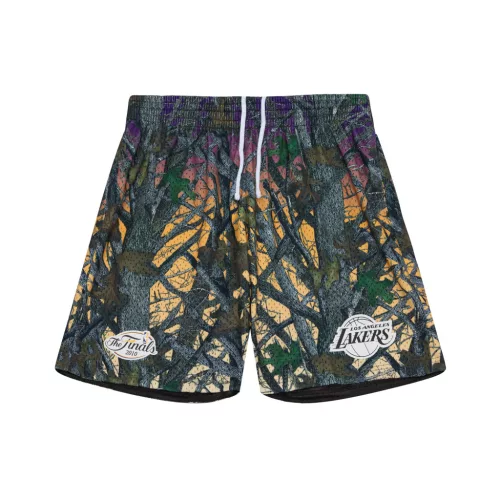 Mitchell & Ness NBA Los Angeles Lakers Quiet Blaze 7In Mesh Shorts Multicolor L