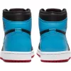 AIR JORDAN 1 HIGH OG BLACK/DK POWDER BLUE-GYM RED