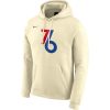 NBA X NIKE PHILADELPHIA 76ERS LOGO CITY EDITION HOODIE FLAT OPAL