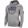 NIKE USA SPOTLIGHT HOODIE DK GREY HEATHER/DARK GREY